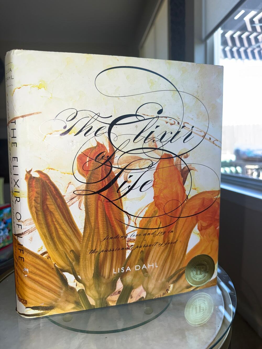 Lisa Dahl Elixir of Life SIGNED First Edition Cookbook w/ DVD 2010